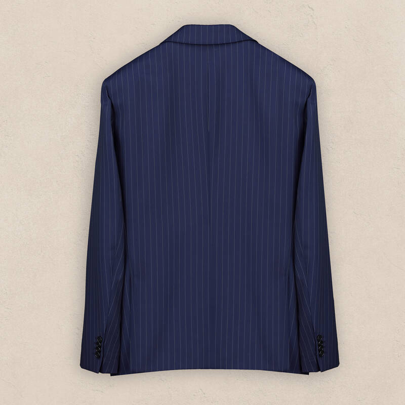 Teneresp Slim Fit Lacivert Yün Takım Elbise - 3