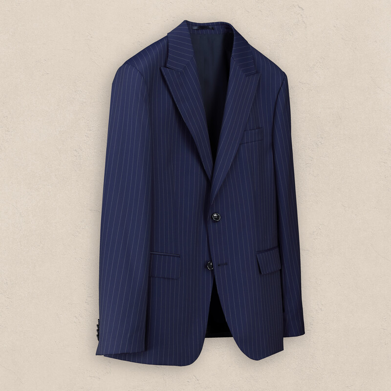 Teneresp Slim Fit Lacivert Yün Takım Elbise - SARAR (1)