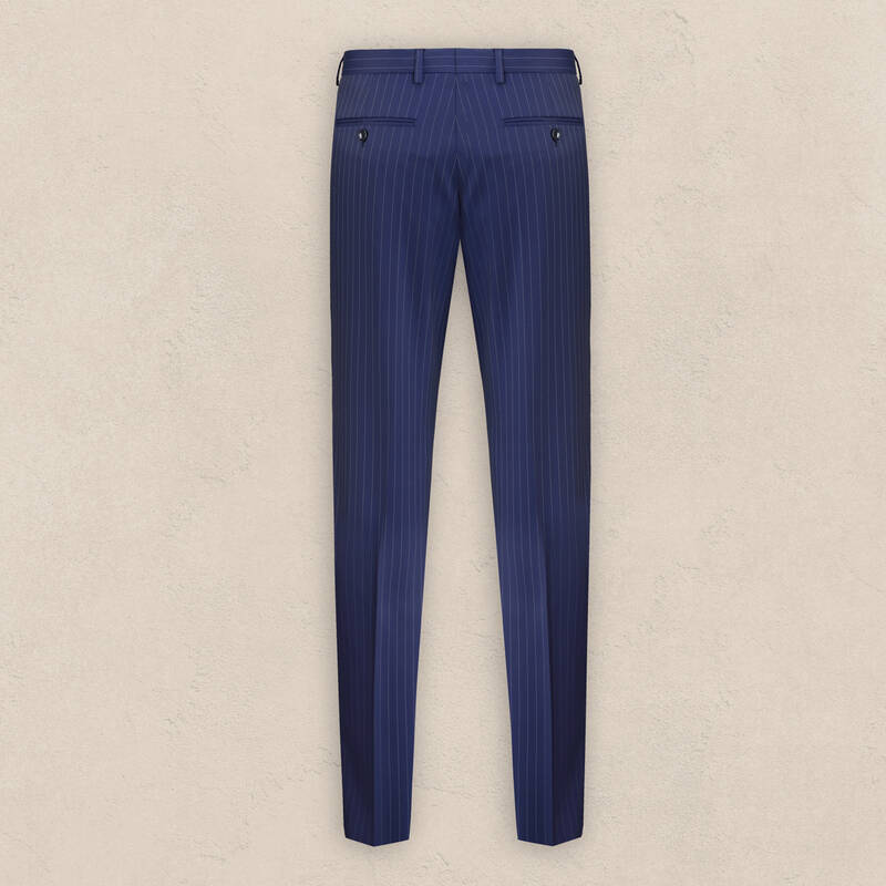 Teneresp Slim Fit Lacivert Yün Takım Elbise - 5
