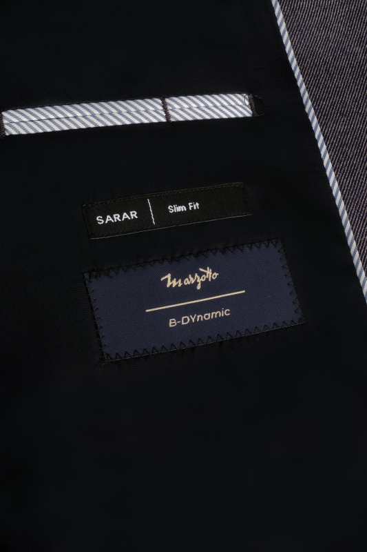 Teneresp Slim Fit İndigo Mavi Ceket - SARAR PREMIUM