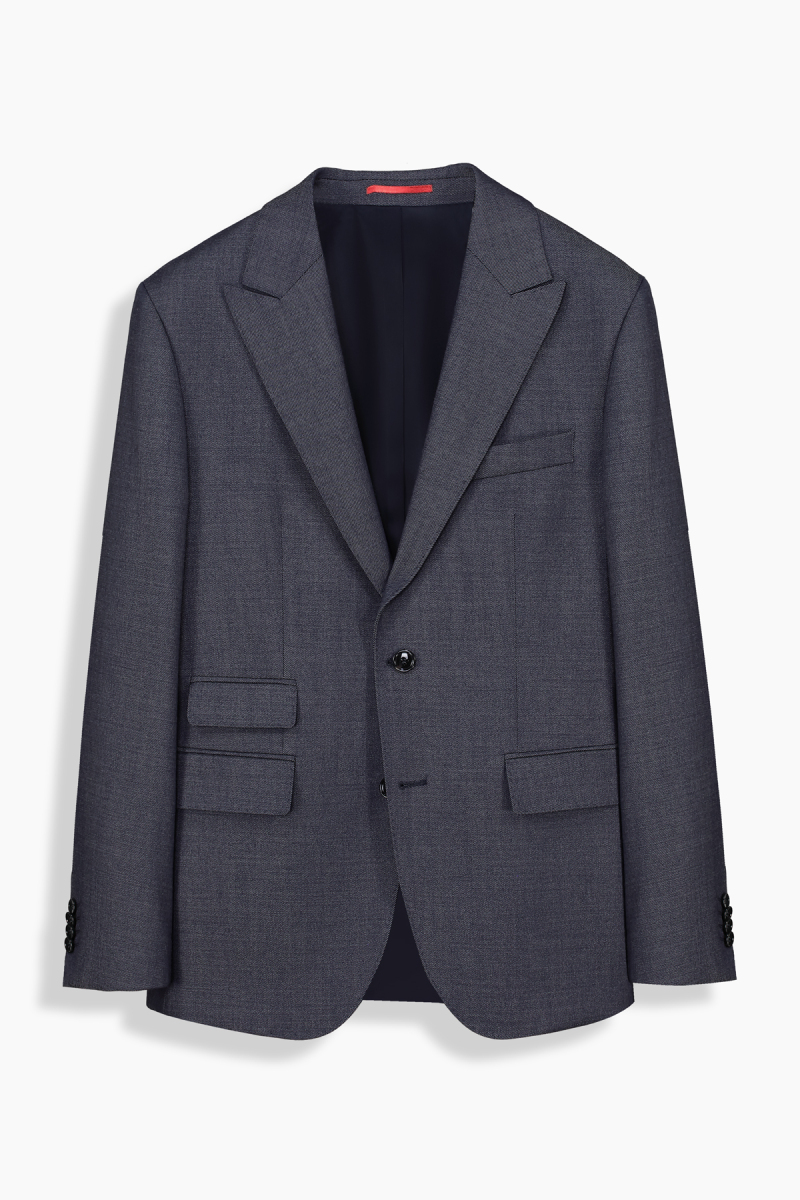 Teneresp Slim Fit İndigo Mavi Ceket - 1