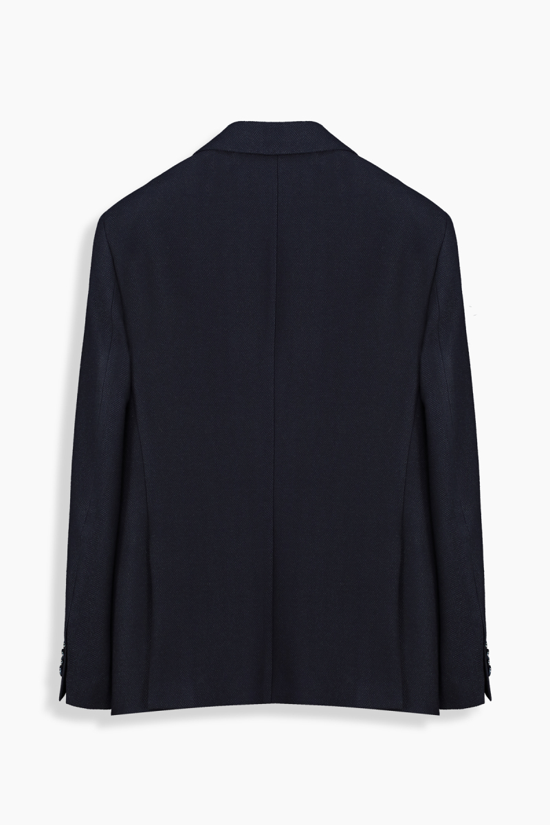 Teneresp Slim Fit Koyu Lacivert Ceket - 2