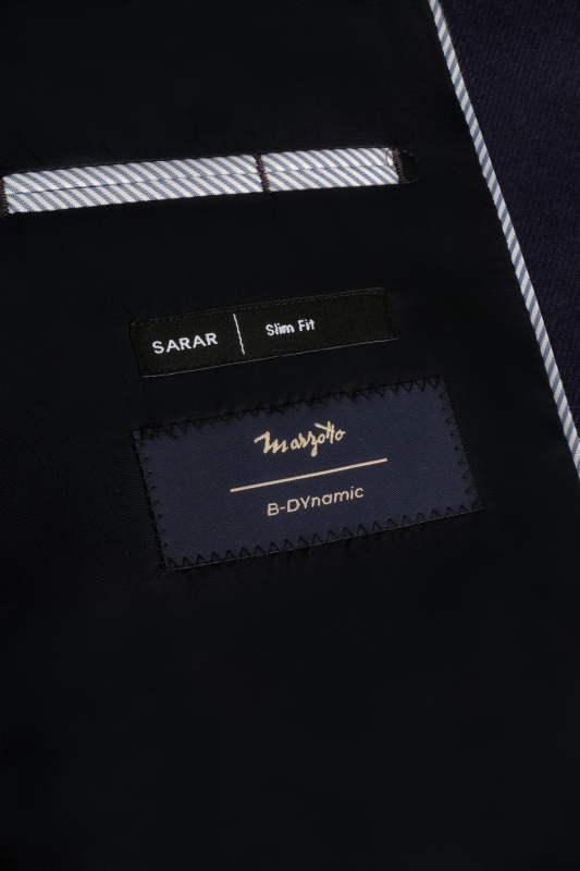 Teneresp Slim Fit Lacivert Ceket - SARAR PREMIUM