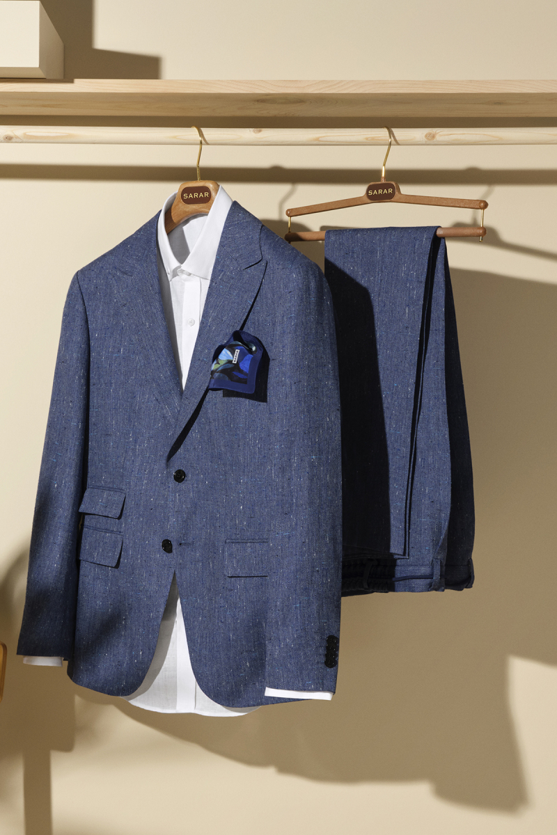 Teneresp Theo Slim Fit Açık Lacivert Takım Elbise - 1