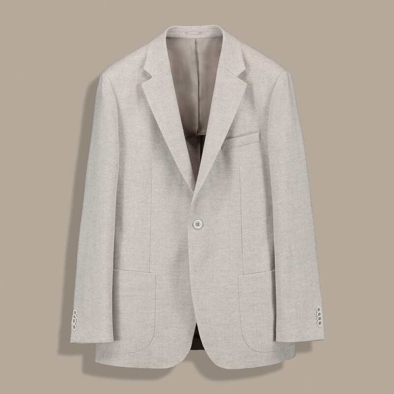 Thita Slim Fit Koyu Bej Ceket 