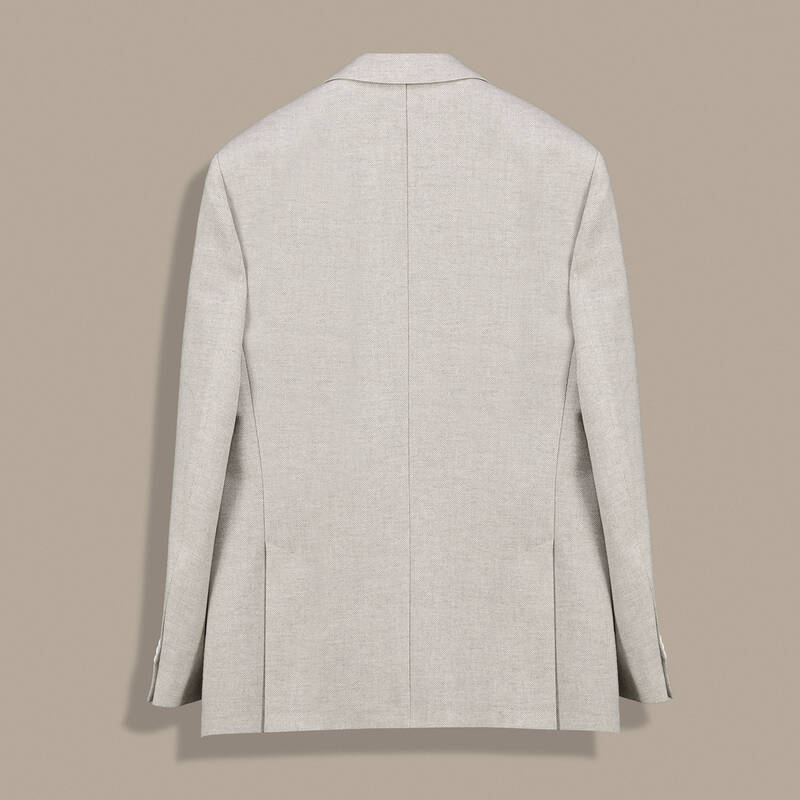 Thita Slim Fit Koyu Bej Ceket - 2