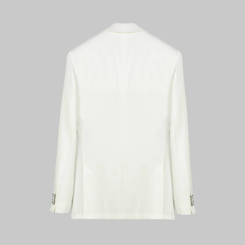 Thita Slim Fit Ekru Ceket - 4