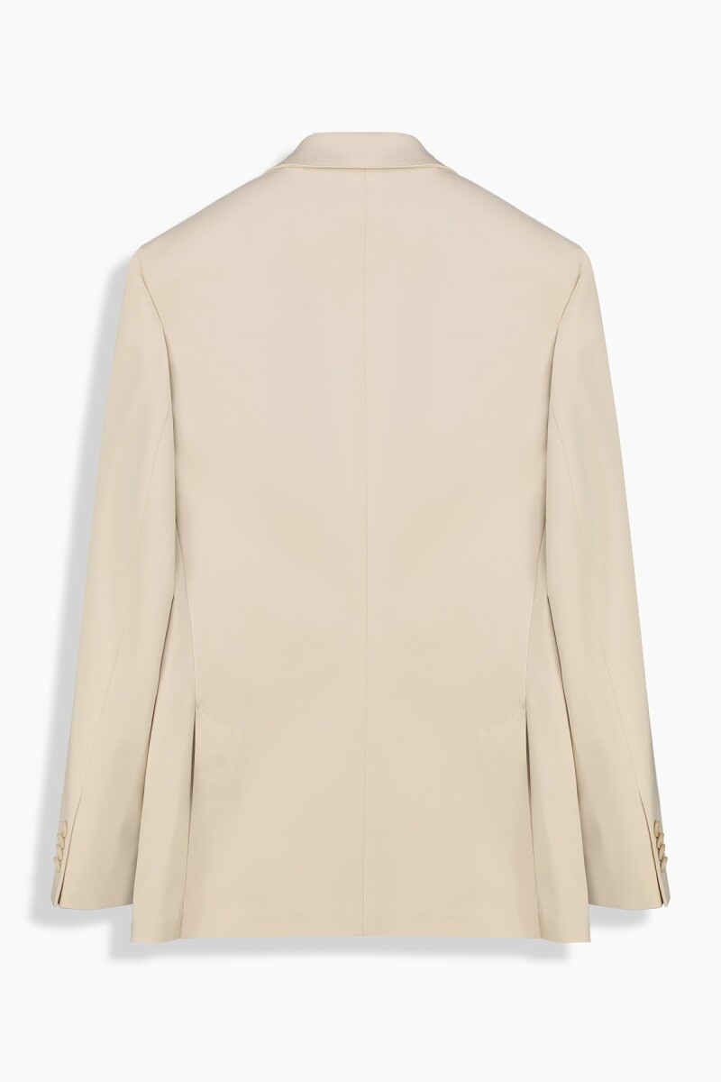 Thita Slim Fit Pamuklu Bej Ceket - 2