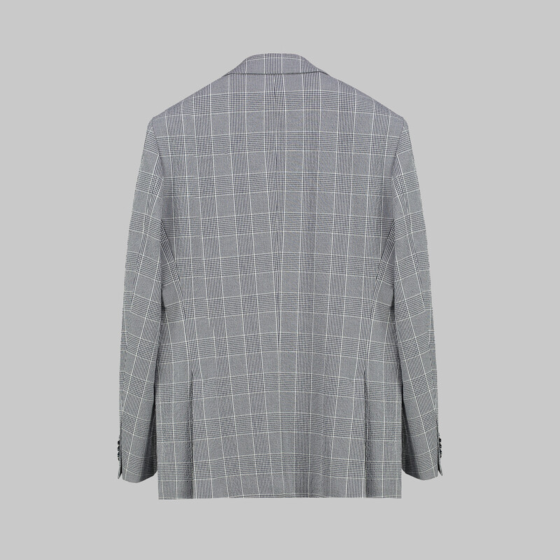 Thita Theo Slim Fit Lacivert Kareli Takım Elbise - SARAR