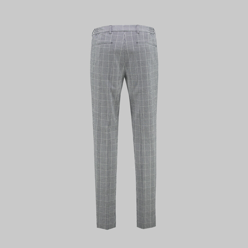 Thita Theo Slim Fit Lacivert Kareli Takım Elbise - SARAR