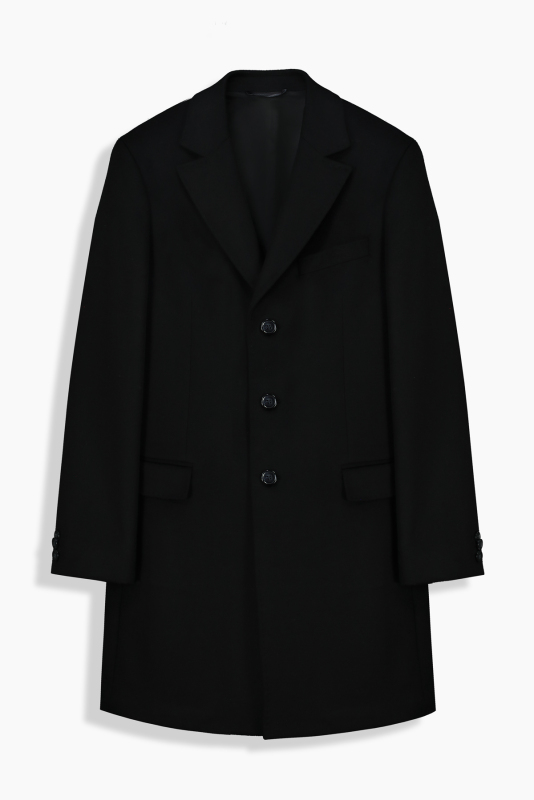 Tigre Slim Siyah Palto - SARAR