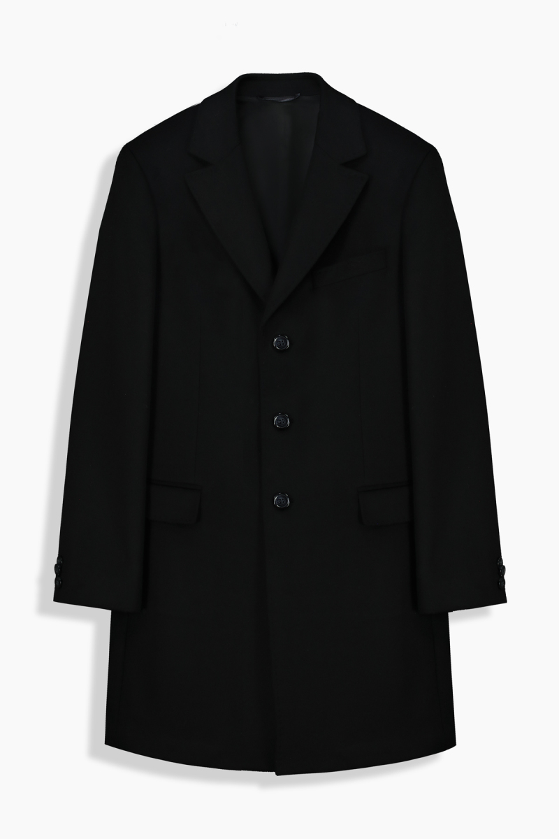 Tigre Slim Siyah Palto - 1