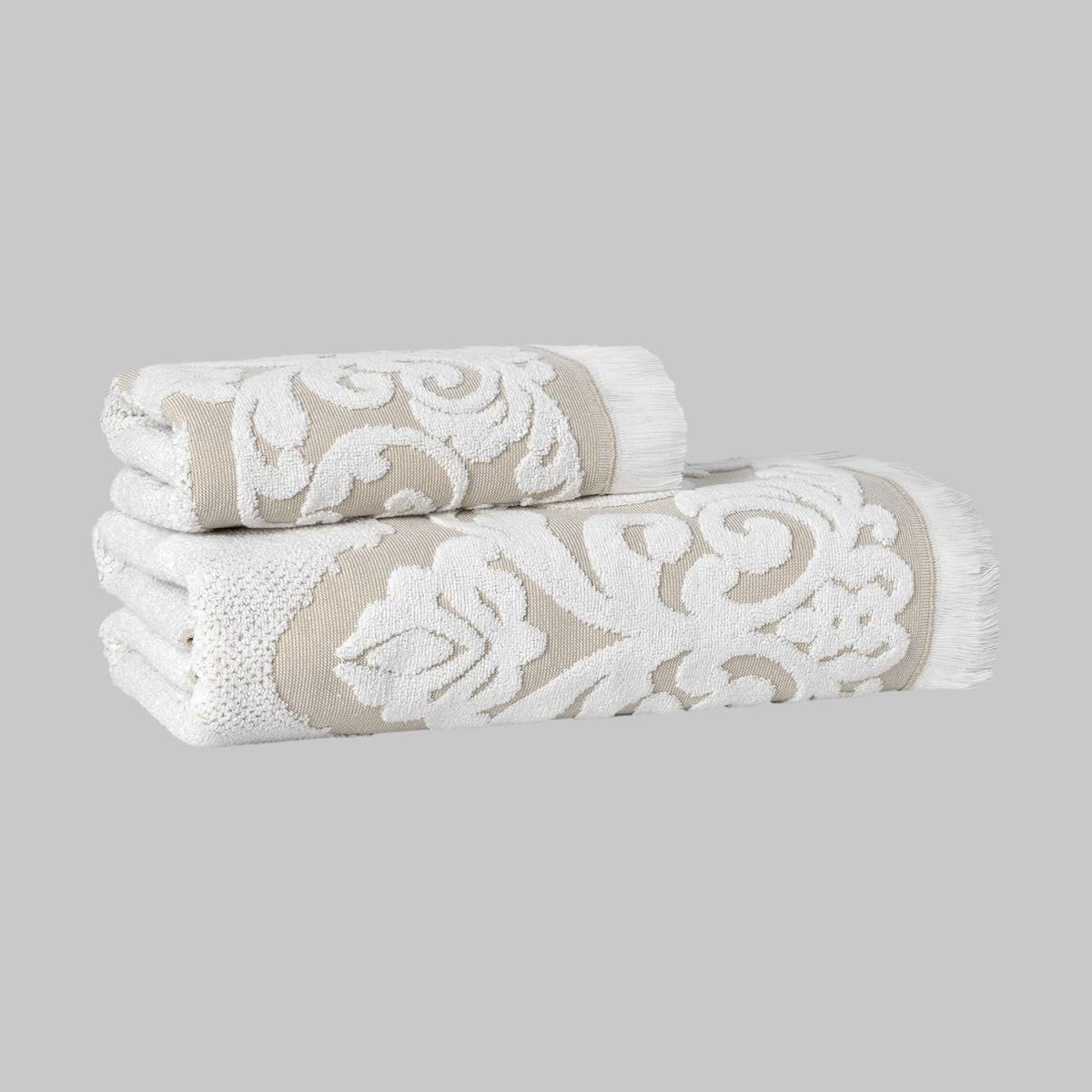 Tomris Havlu 90*150 Ekru - 1