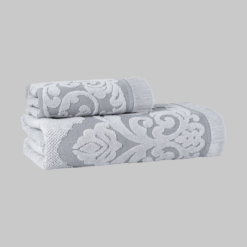 Tomris Gri Havlu 90x150 