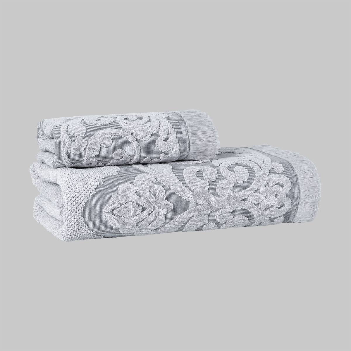 Tomris Gri Havlu 90x150 - 2