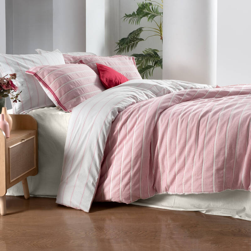 Trina Nevresim Takımı Tek Kişilik Pembe - 2