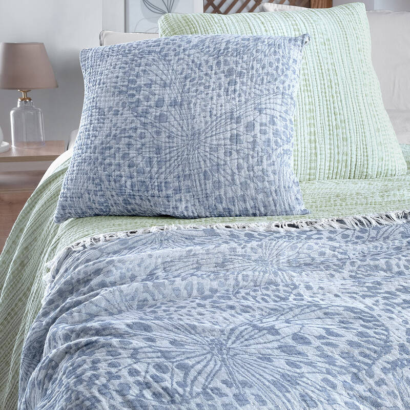 Turner Yatak Örtüsü Çift Kişilik Mavi - 3