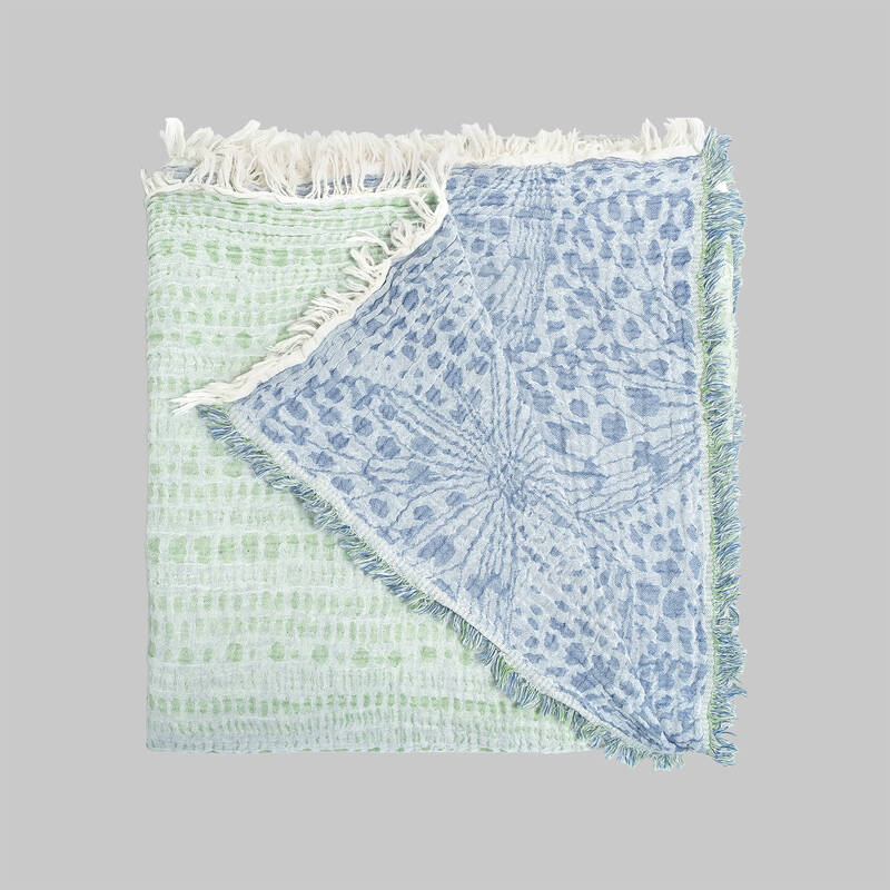 Turner Yatak Örtüsü Çift Kişilik Mavi - 4