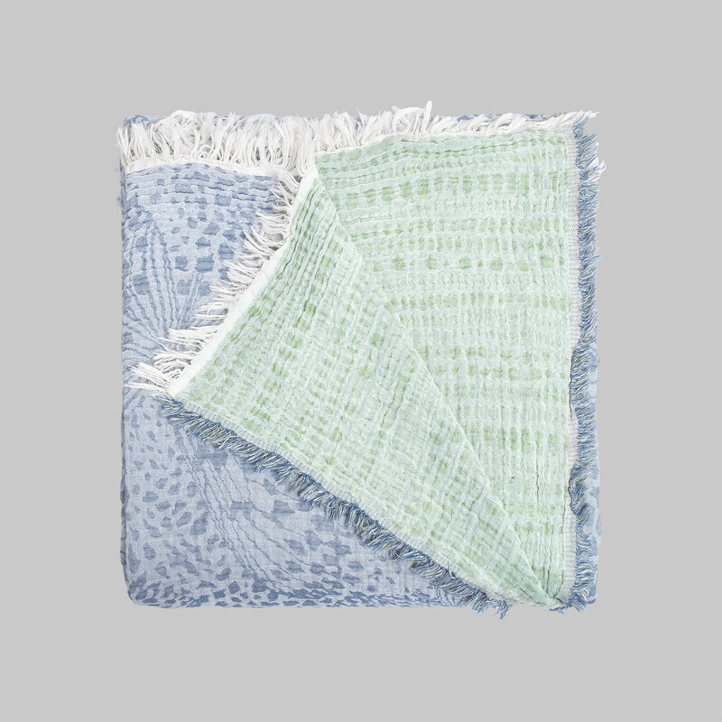 Turner Yatak Örtüsü Tek Kişilik Mavi - SAREV