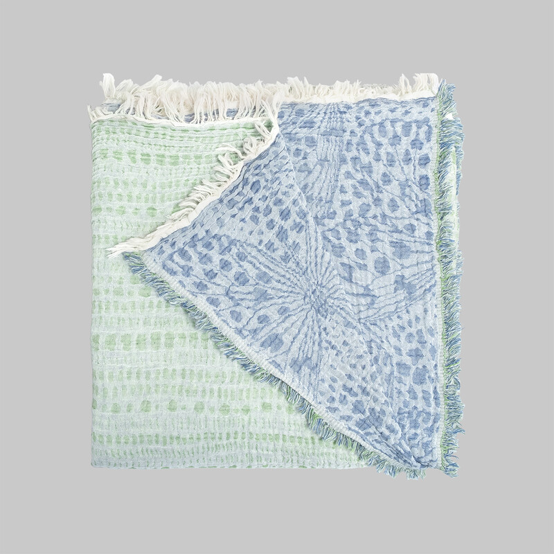 Turner Yatak Örtüsü Tek Kişilik Mavi - SAREV