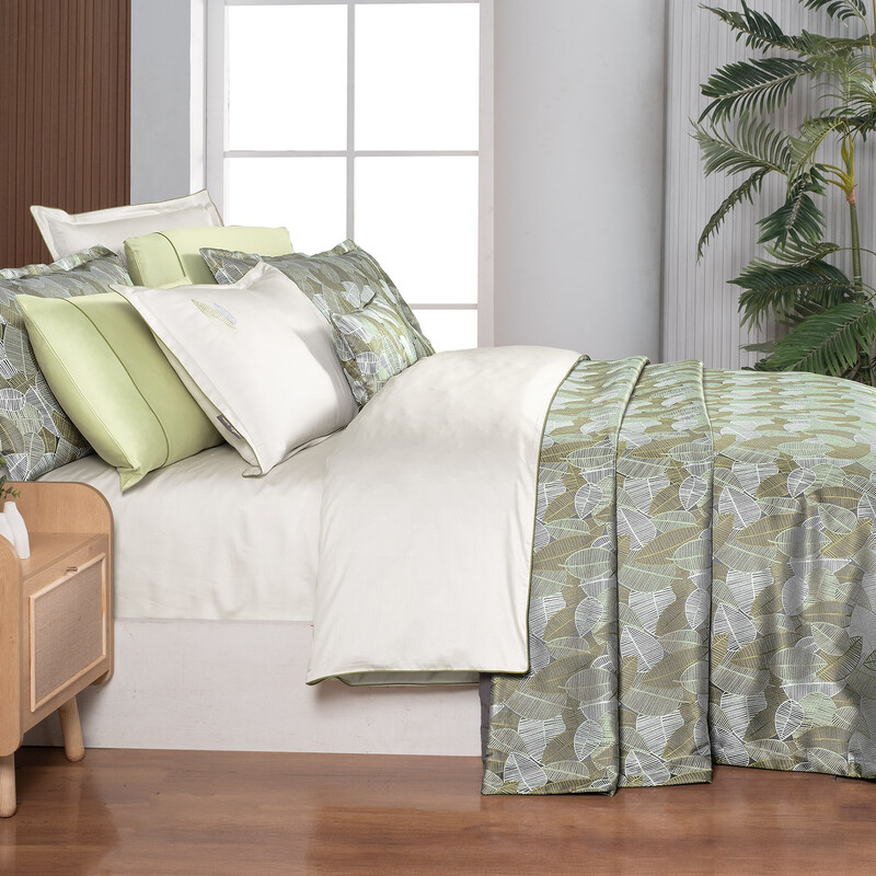 Ulrika Yatak Örtüsü Ve Nevresim Takımı Gri - SAREV