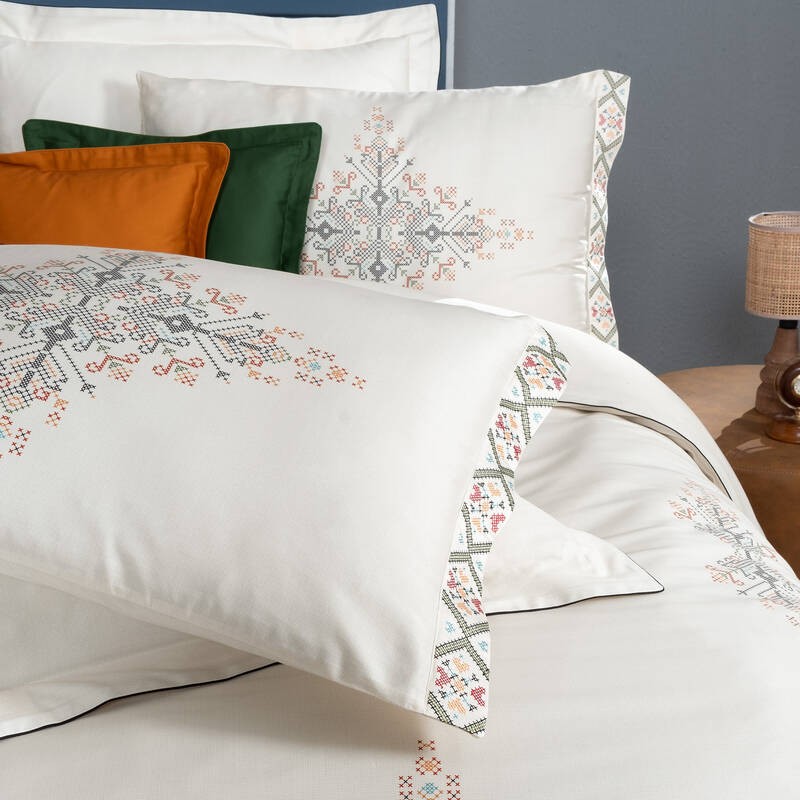 Umay Pamuk Saten Nevresim Takımı Çift Kişilik - 3