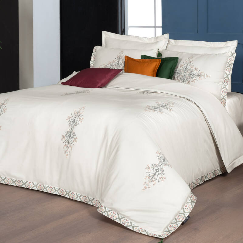 Umay Pamuk Saten Nevresim Takımı King Size - 2