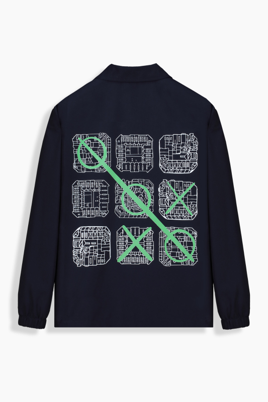 Uniro Barselona Tasarım Lacivert Slim Mont - SARAR