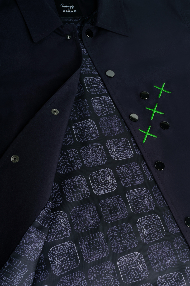 Uniro Barselona Tasarım Lacivert Slim Mont - 6