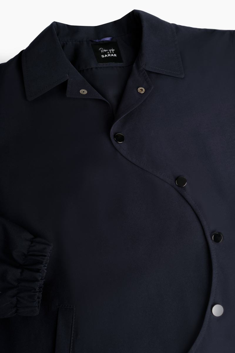 Uniro Lizbon Tasarım Lacivert Slim Mont - 5