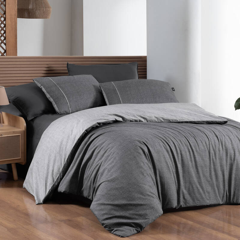 Unitwill Fancy Nevresim Takımı Çift Kişilik Gri - 2