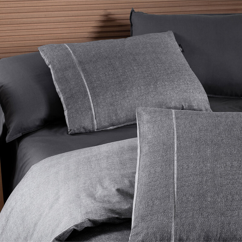 Unitwill Fancy Nevresim Takımı Çift Kişilik Gri - SAREV