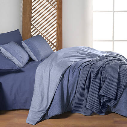 Unitwill Fancy Nevresim Takımı Çift Kişilik Mavi - 3