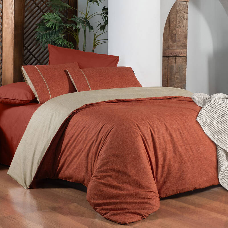 Unitwill Fancy Nevresim Takımı Çift Kişilik Taba - 1