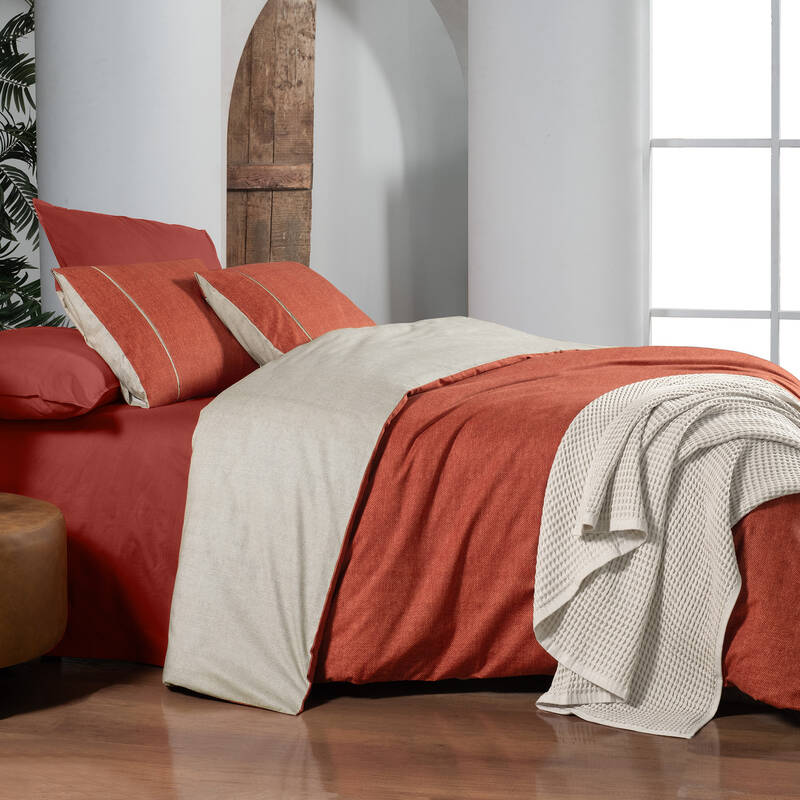 Unitwill Fancy Nevresim Takımı Çift Kişilik Taba - 3