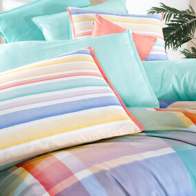 Vegas Fancy Poplin Mint Yeşil King Size Nevresim Takımı - SAREV