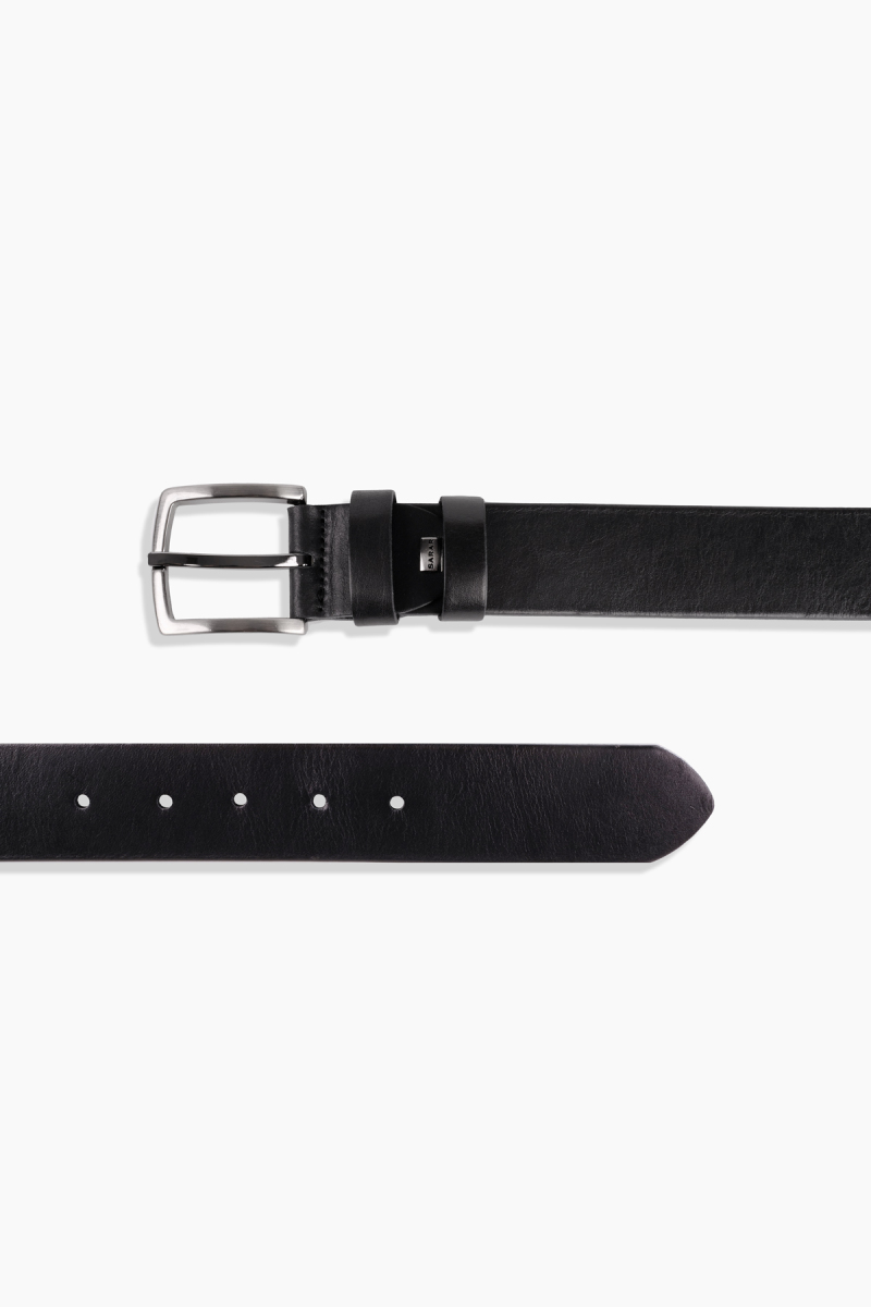 Vegetal Dikişsiz Siyah Spor Kemer - 4