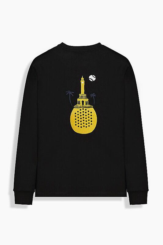 Velta Padel Tower Siyah Sweatshirt - SARAR