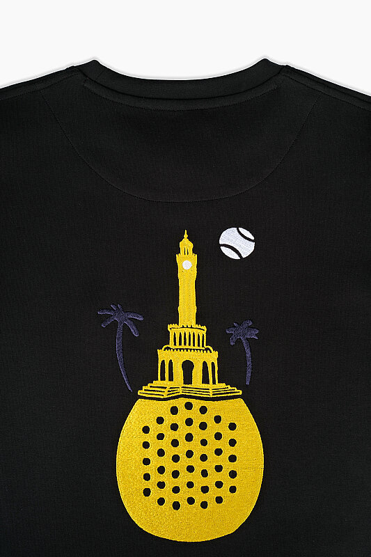 Velta Padel Tower Siyah Sweatshirt - SARAR