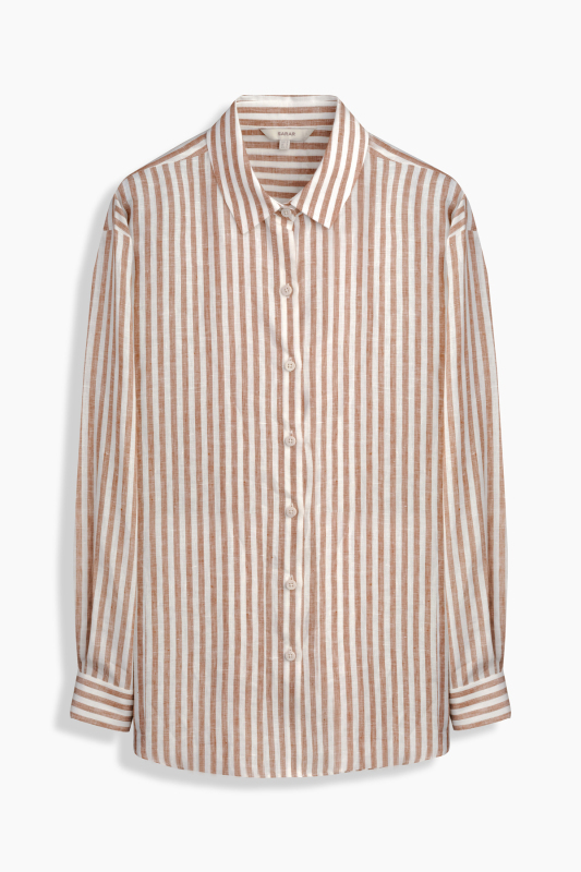 Vera Keten Kahverengi Gömlek 