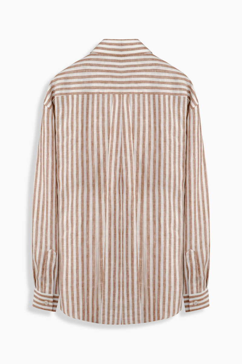 Vera Keten Kahverengi Gömlek - 2