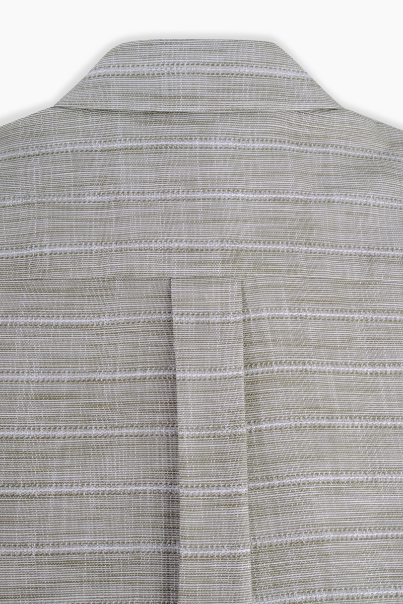 Vera Pamuklu Haki Gömlek - 4