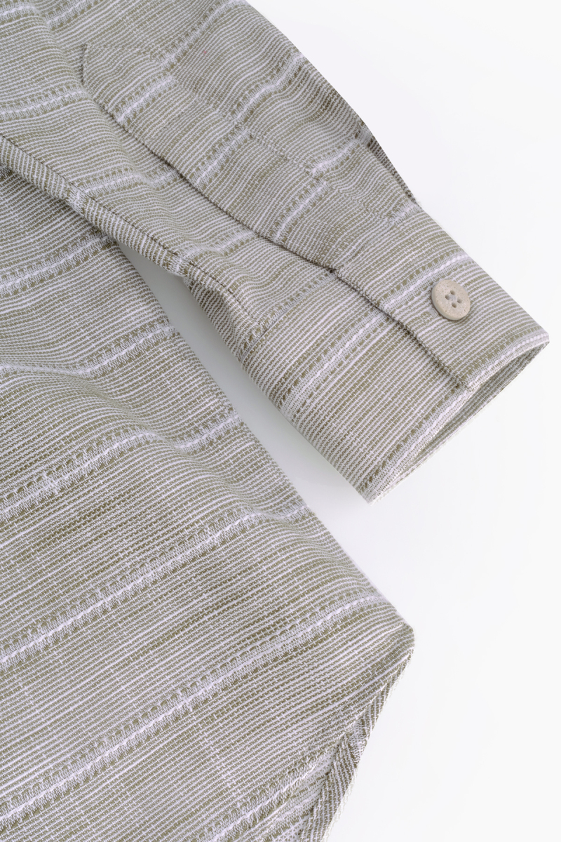 Vera Pamuklu Haki Gömlek - 6