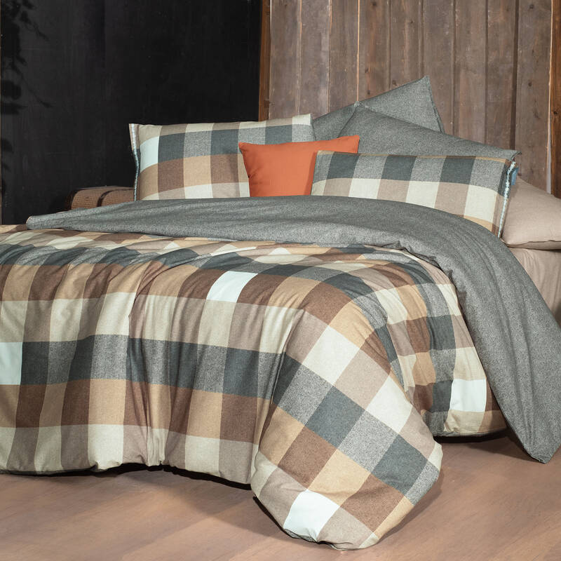 Verdon Fancy Çift Kişilik Bej Nevresim Takımı - 3