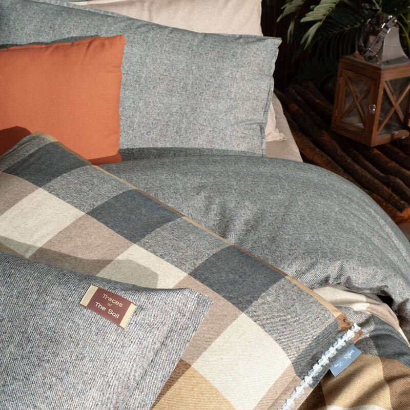 Verdon Fancy Çift Kişilik Bej Nevresim Takımı - 4