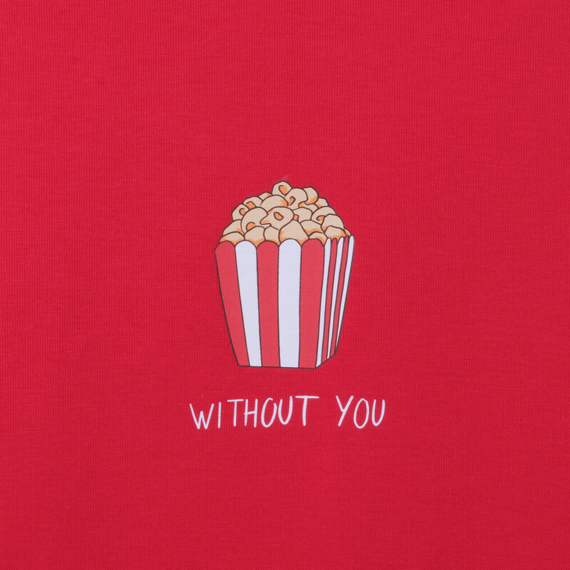 Without You Kırmızı Sweatshirt - SARAR