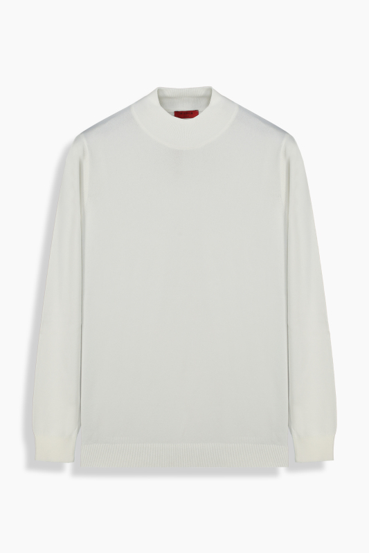 Yarım Balıkçı Ekru Triko 