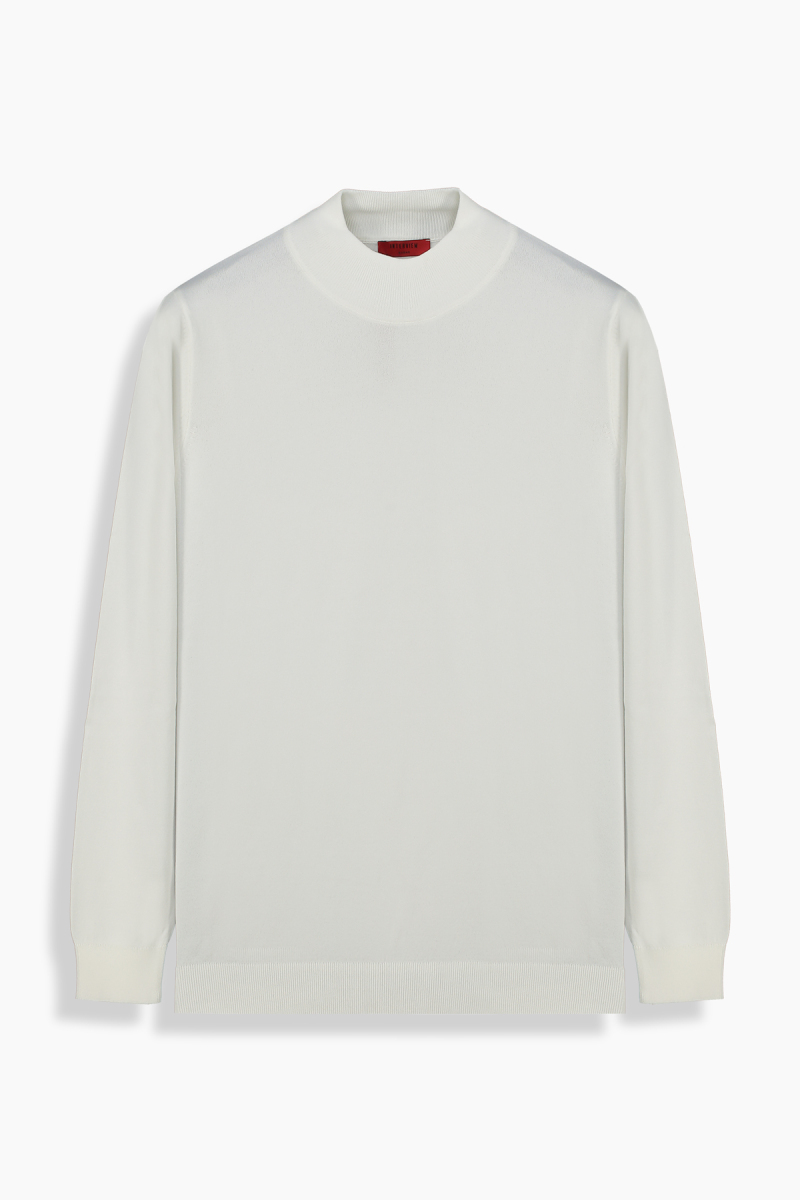 Yarım Balıkçı Ekru Triko - 1