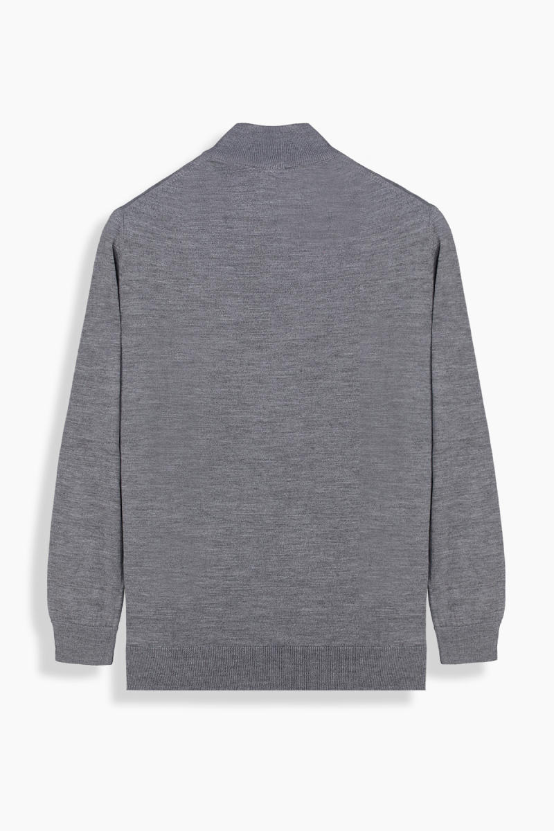 Yarım Balıkçı Gri Triko - 3