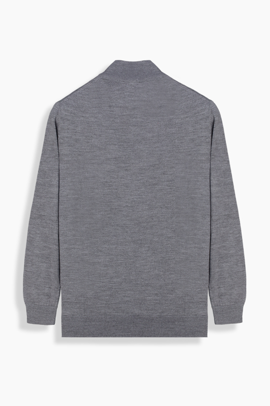 Yarım Balıkçı Gri Triko - INTERVIEW